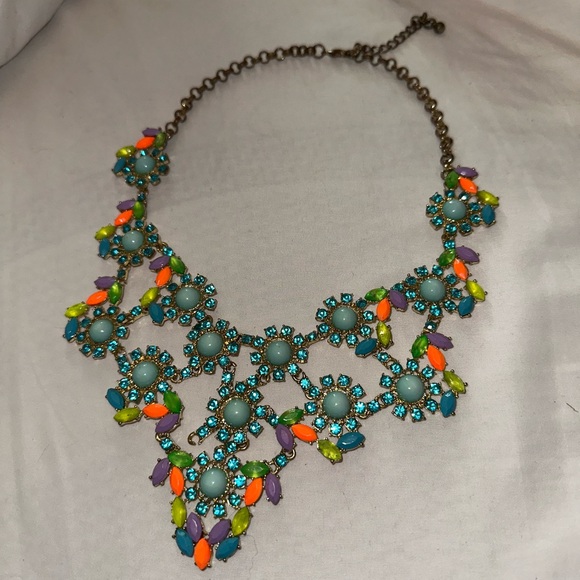 Gorgeous Colorful J. Crew Statement Necklace - Picture 4 of 8